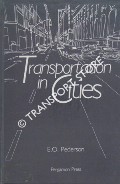 Book cover of Transportation in Cities by PEDERSON, E. O.